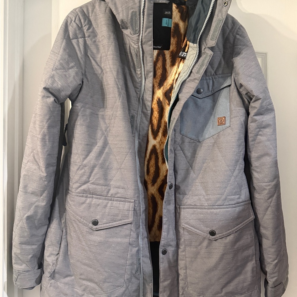 Volcom Gray Ski & Snow Jacket - Large